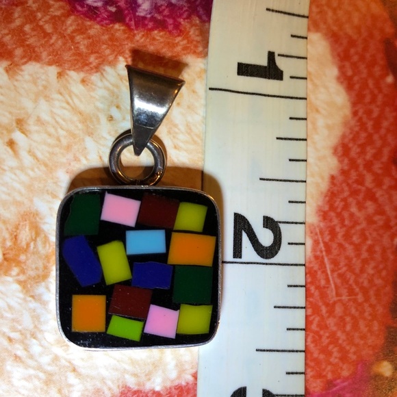 925 Sterling pendant multicolored - Picture 5 of 5